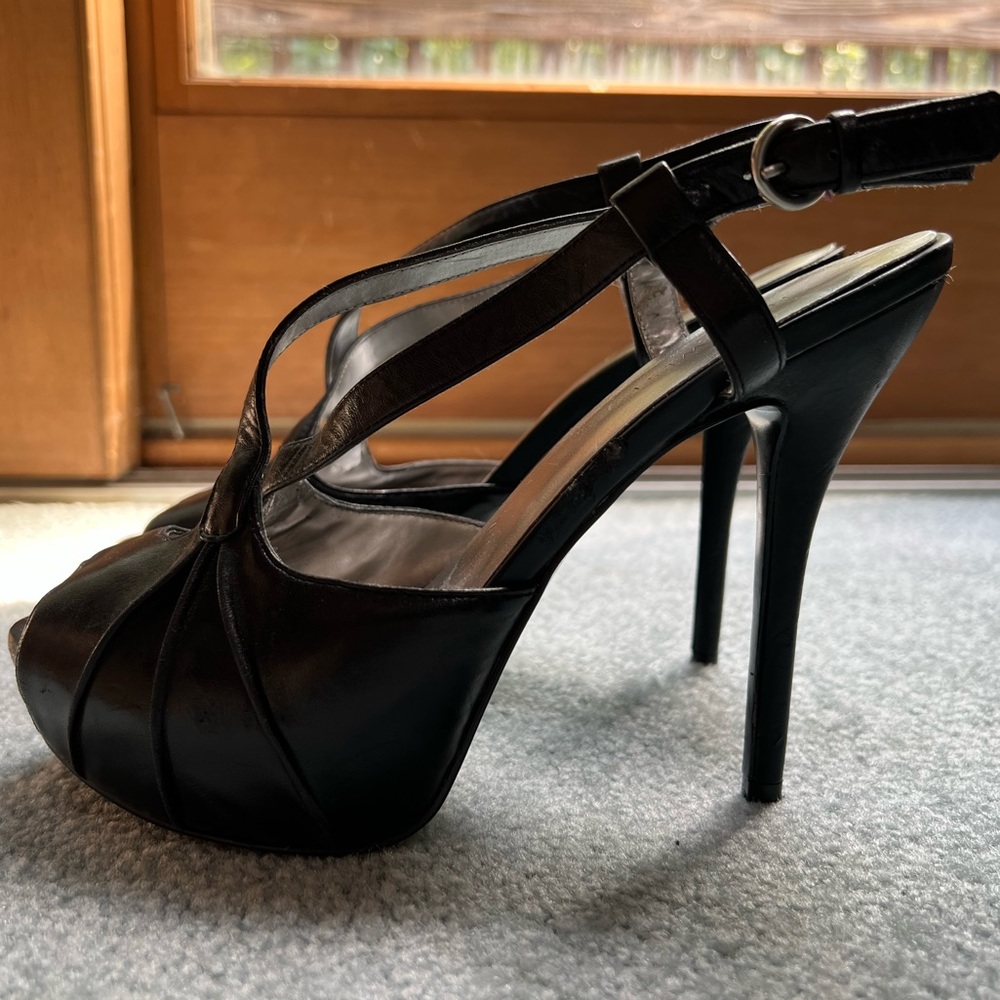Nine West Platform Strappy Stilettos
